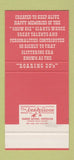 Matchbook Cover - The 20's Restaurant Omaha NE 30 Stk SAMPLE