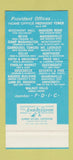 Matchbook Cover - Provident Bank Cincinnati OH WEAR 30 Stk SAMPLE