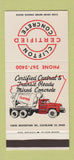 Matchbook Cover - Clifton Certified Concrete Cleveland OH  30 Stk SAMPLE