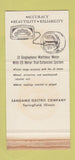 Matchbook Cover - Sangamo Electric Springfield IL WEAR 30 Stk SAMPLE