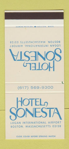 Matchbook Cover - Hotel Sonesta Boston MA 30 Stk SAMPLE