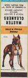 Matchbook Cover - Master Cleaners Mill Valley CA Boxer
