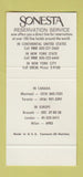 Matchbook Cover - Somerset Hotel Boston MA 30 Stk SAMPLE
