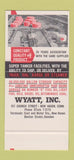 Matchbook Cover - Wyatt Fuel Oil New Haven CT Hamden 30 Stk SAMPLE