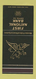 Matchbook Cover - First National Bank Griffin GA 30 Stk SAMPLE
