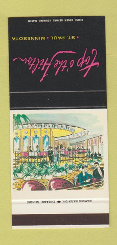 Matchbook Cover - Top o the Hilton ST Paul MN Hotel 30 Stk SAMPLE