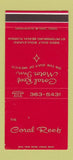 Matchbook Cover - Coral Reef Motor Inn St Petersburg Beach FL 30 Stk SAMPLE