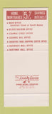Matchbook Cover - Dollar Savings Bank Pittsburgh? 30 Stk SAMPLE