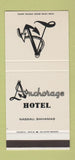 Matchbook Cover - Anchorage Hotel Nassau Bahamas 30 Stk SAMPLE