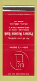 Matchbook Cover - Packers National Bank Omaha NE WEAR 30 Stk SAMPLE
