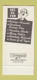 Matchbook Cover - Packers National Bank Omaha NE WEAR 30 Stk SAMPLE