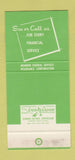 Matchbook Cover - Eufaula Bank and Trust AL 30 Stk SAMPLE