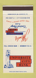 Matchbook Cover - University City Bank Gainesville FL 30 Stk SAMPLE