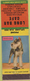 Matchbook Cover - Long Bar CAFE NO TOWN Schnauzer
