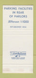Matchbook Cover - Arthur Donnelly Funeral Home St Louis MO 30 Stk SAMPLE