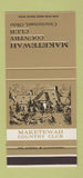 Matchbook Cover - Maketewah Country Club Cincinnati OH 30 Stk SAMPLE