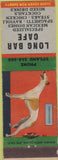 Matchbook Cover - Long Bar CAFE NO TOWN Greyhound