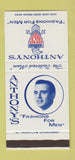 Matchbook Cover - Anthony's Men's Clothes Beaver Falls PA 30 Stk SAMPLE