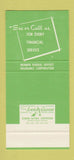 Matchbook Cover - Eufaula Bank and Trust AL 30 Stk SAMPLE