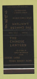 Matchbook Cover - Chinese Lantern Duluth MN 30 Stk SAMPLE
