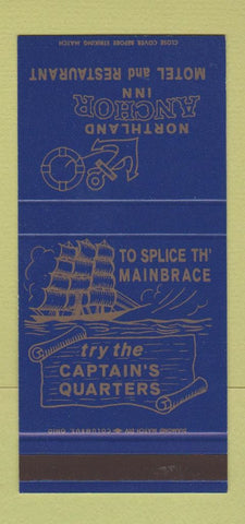 Matchbook Cover - Northland Anchor Inn Motel Colubmus OH 30 Stk SAMPLE
