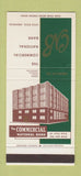 Matchbook Cover - The Commercial National Bank Little Rock AR 30 Stk SAMPLE