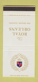 Matchbook Cover - The Royal Orleans Hotel New Orleans LA WEAR 30 Stk SAMPLE