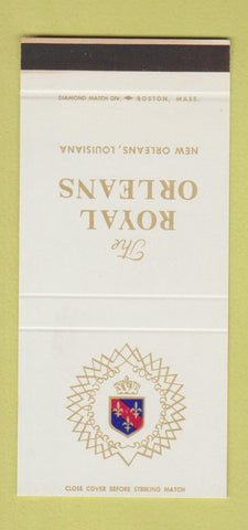 Matchbook Cover - The Royal Orleans Hotel New Orleans LA WEAR 30 Stk SAMPLE