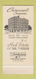 Matchbook Cover - Carousel Real Estate Tulsa OK WEAR 30 Stk SAMPLE