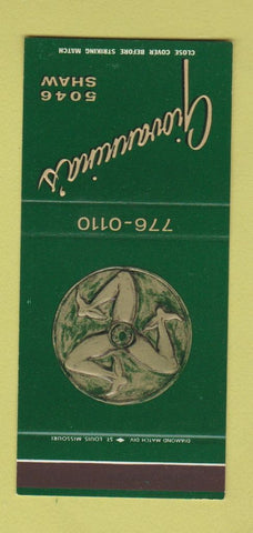 Matchbook Cover - Giovannina's Restaurant 30 Stk SAMPLE