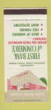 Matchbook Cover - First Bank of Commerce 30 Stk SAMPLE