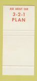 Matchbook Cover - University City Bank Gainesville FL Gators 30 Stk SAMPLE