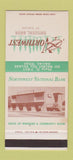 Matchbook Cover - Northwest National Bank Dallas TX WEAR 30 Stk SAMPLE