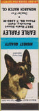 Matchbook Cover - Earle Farley Berkely CA Monarch Match Shepherd