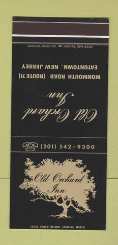 Matchbook Cover - Old Orchard Inn Eatontown NJ 30 Stk SAMPLE