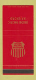 Matchbook Cover - Union Pacific Railroad 30 Stk SAMPLE