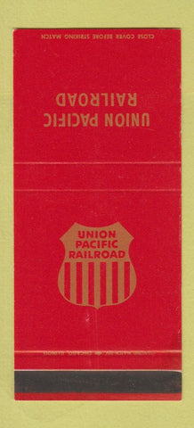 Matchbook Cover - Union Pacific Railroad 30 Stk SAMPLE