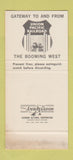 Matchbook Cover - Union Pacific Railroad 30 Stk SAMPLE