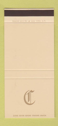 Matchbook Cover - Club? New York City? 30 Stk SAMPLE