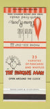 Matchbook Cover - Pancake Man Harlon Fields Memphis TN steak 30 Stk SAMPLE
