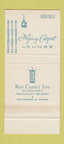 Matchbook Cover - Red Carpet Inn Milwaukee WI WEAR 30 Stk SAMPLE