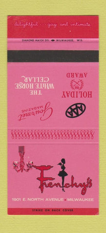 Matchbook Cover - French's Restaurant Milwaukee WI 30 Stk SAMPLE