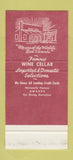 Matchbook Cover - La Louisiane French Restaurant San Antonio TX 30 Stk SAMPLE