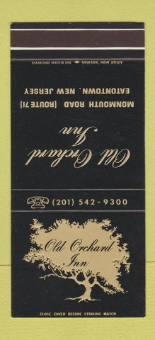 Matchbook Cover - Old Orchard Inn Eatontown NJ King's Court 30 Stk SAMPLE
