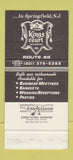 Matchbook Cover - Old Orchard Inn Eatontown NJ King's Court 30 Stk SAMPLE