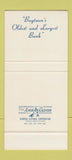 Matchbook Cover - Citizens National Bank Baytown TX 30 Stk SAMPLE