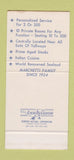 Matchbook Cover - Como Inn Chicago IL 30 Stk SAMPLE