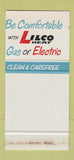 Matchbook Cover - Long Island Lighting WORN 30 Stk SAMPLE