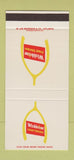 Matchbook Cover - Fried Chicken Wishbone 30 Stk SAMPLE