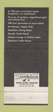 Matchbook Cover - Americana Hotel Miami Beach FL 30 Stk SAMPLE
